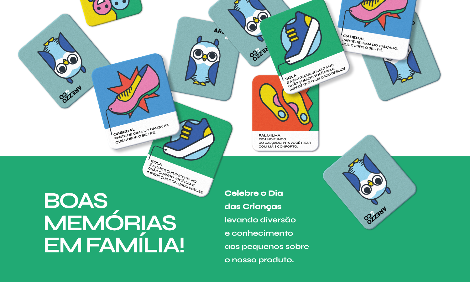 Dia das Crianças – Arezzo – Jogo da Memória